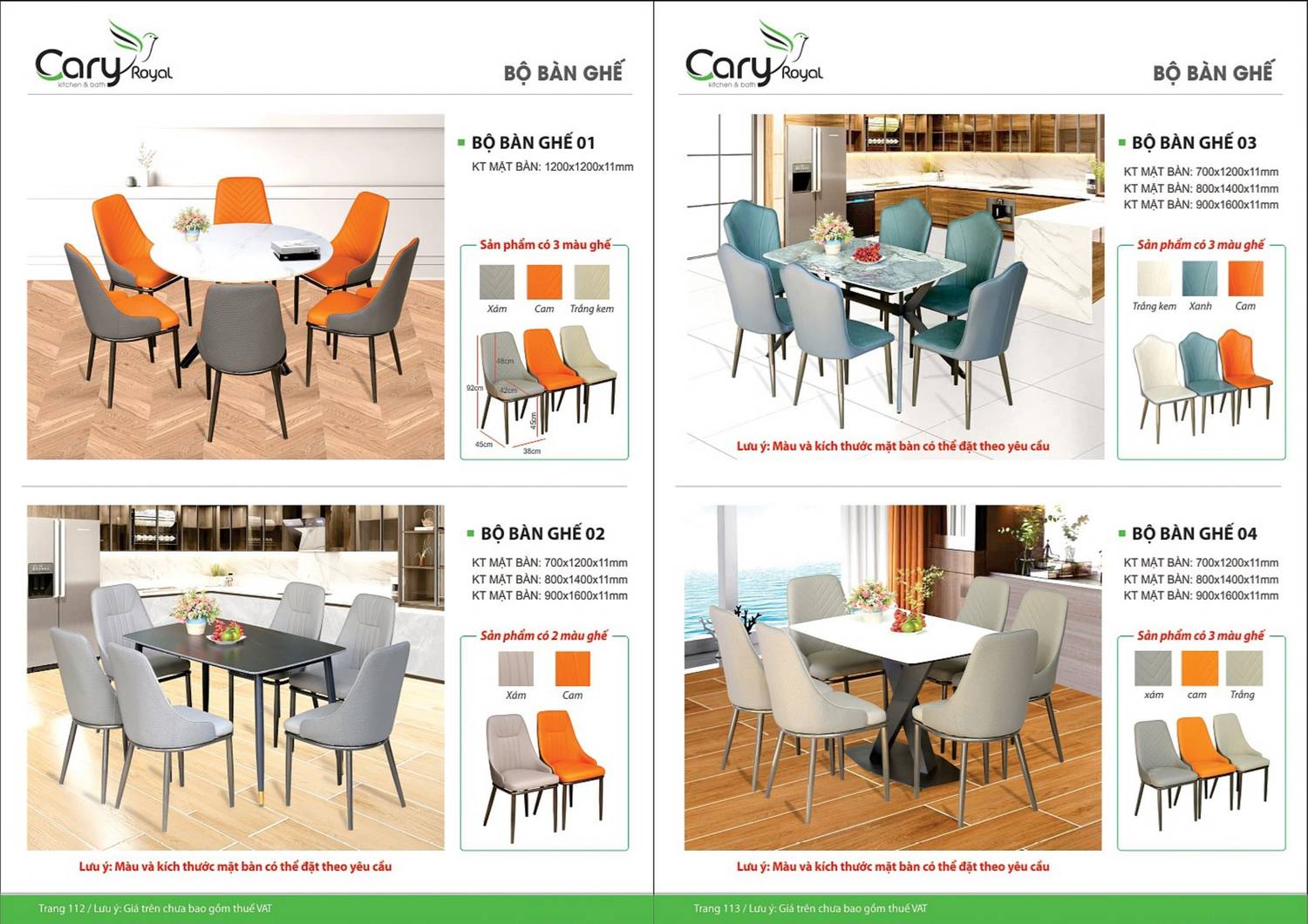 Thiết bị vệ sinh CARY ROYAL Catalogue và Bảng giá mới nhất 2024 - 2025 /Page 57